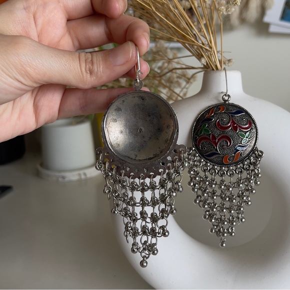 Pretty Multicoloured Jhumka - Picture 4 of 4